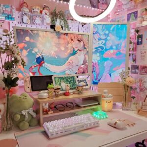 Pink Gaming Setup Ideas To Keep Any Gamer Girl Happy Displate Blog