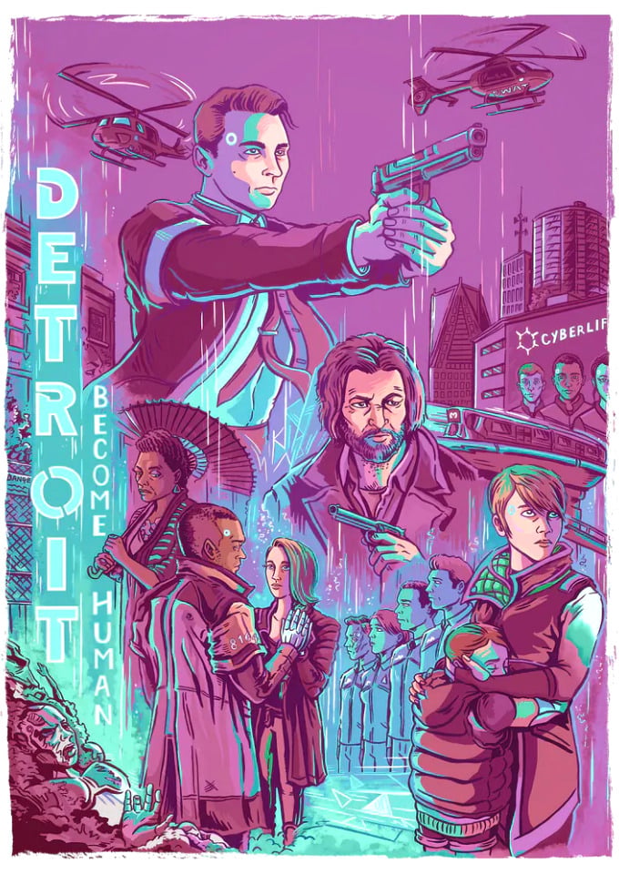 Detroit: Become Human Poster by Primadona