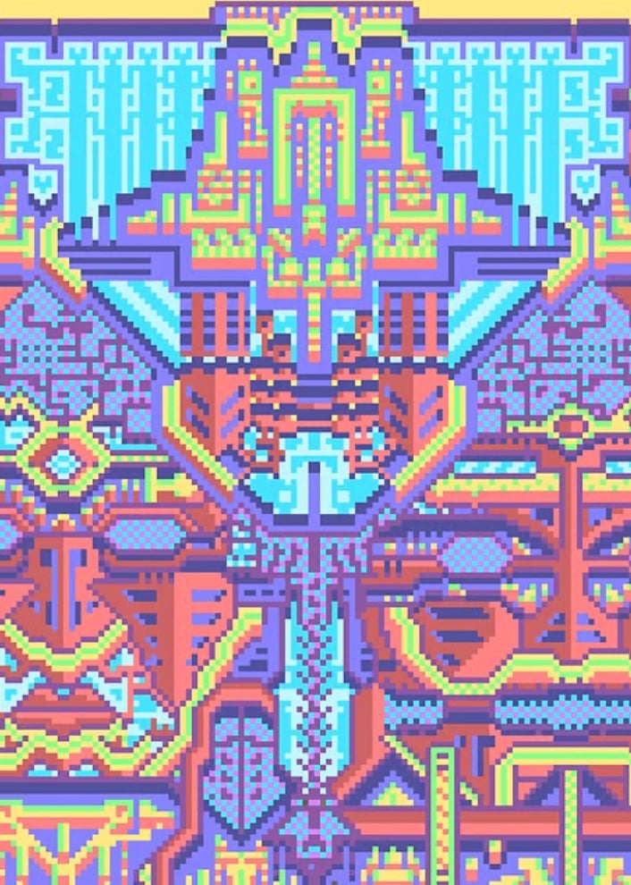 Orzmuzd Aryman Pixel Art: Michal Kalinowski: