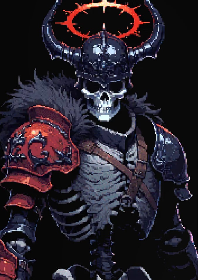 Vizio: Pixel Art Skeleton Knight