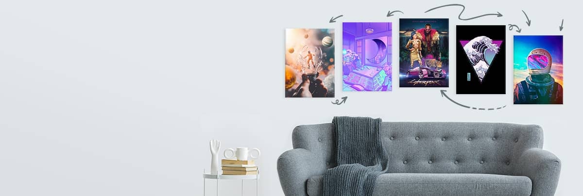 How to Arrange Wall Art Beautifully – A Complete Guide | Displate Blog
