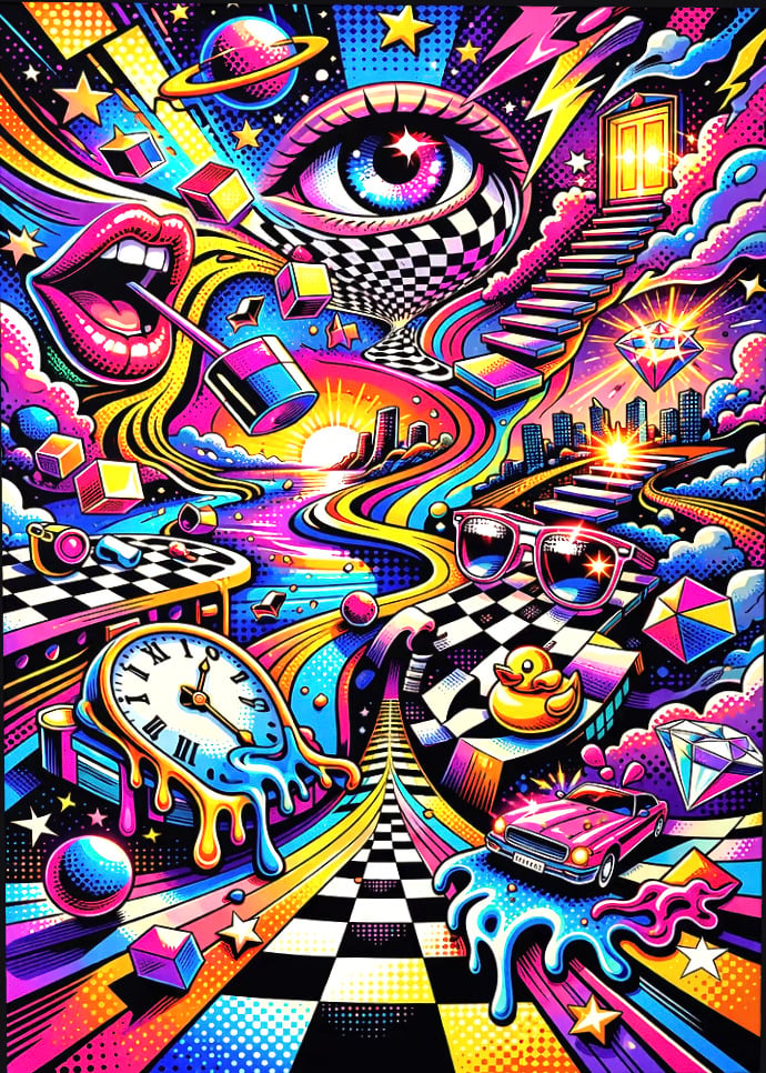 Idea Collection - Psychedelic Surreal Dreamscape
