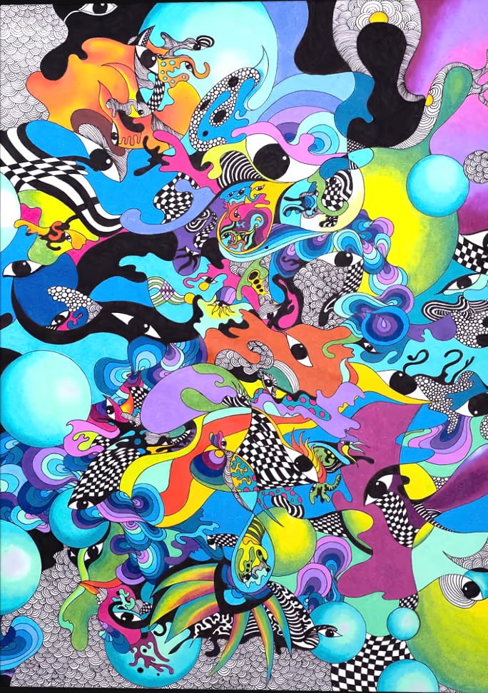 Esmorina Laspiranza - Psychedelic Abstract Art