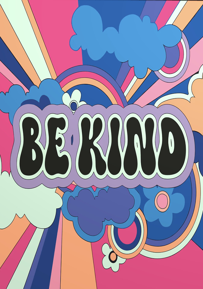 My Assignment - Be Kind Retro Poster