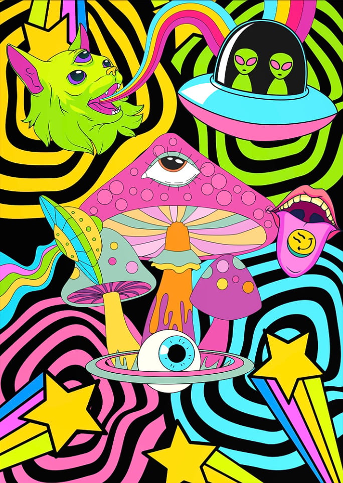 FullOnNostalgia - Psychedelic Trippy Art
