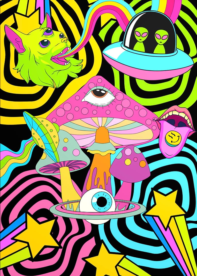 FullOnNostalgia - Psychedelic Trippy Art