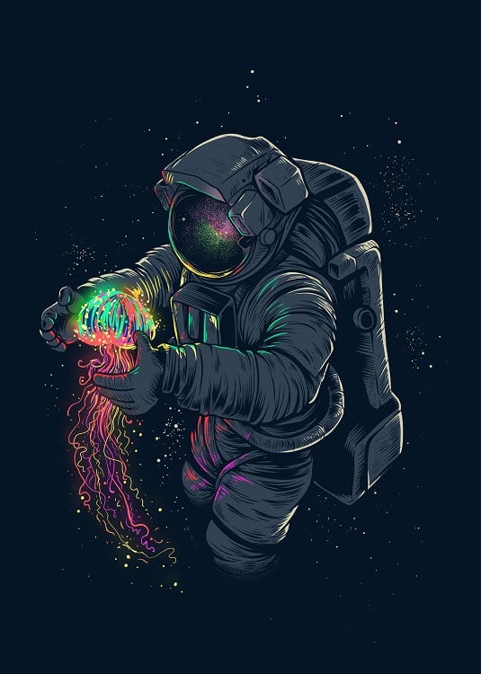 astronaut poster