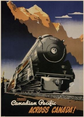 Canadian Pacific Vintage Travel Poster