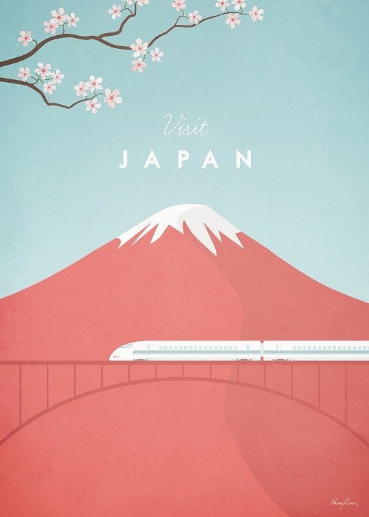 japan vintage poster