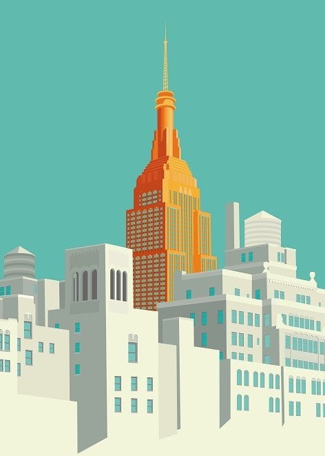 empire state poster