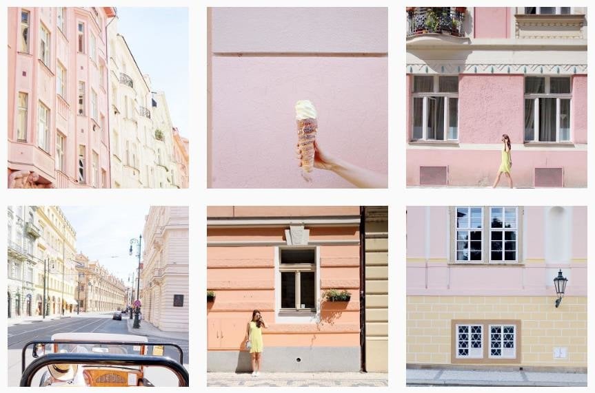 cestmaria colorful instagram account
