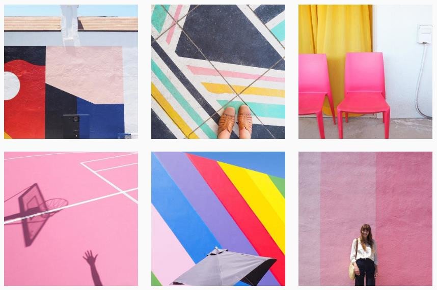 clarenicolson colorful instagram profile