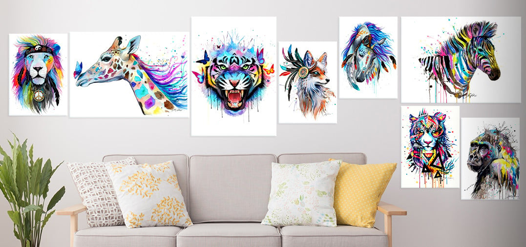 colorful animals collection