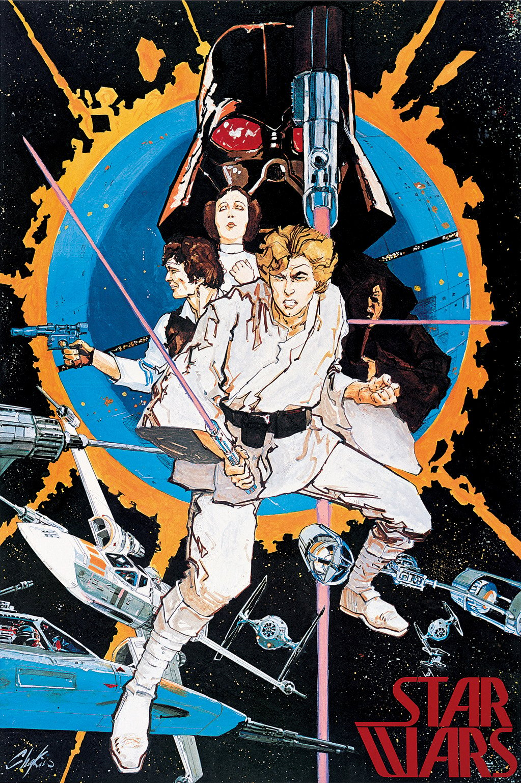 Howard Chaykin star wars poster