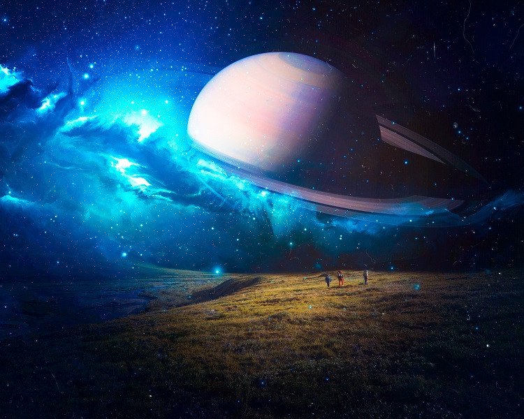 saturn digital art
