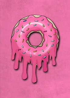 Melting Donut by Kun Bin
