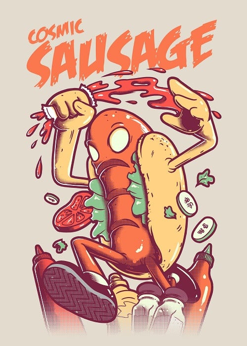 hotdog poster