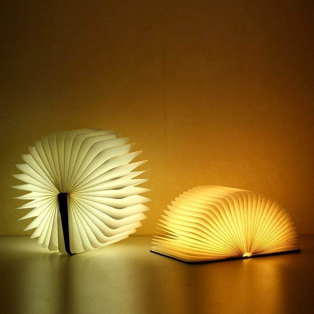 Book shaped lamp