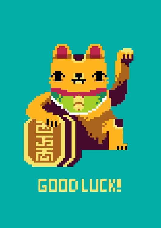 good luck cat
