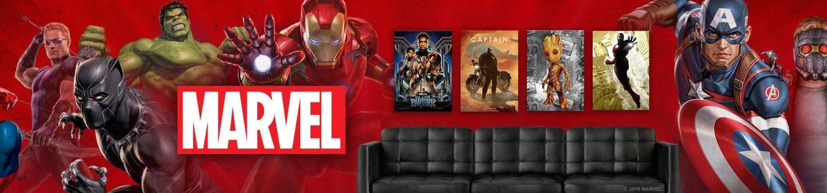 Marvel Officialy Licensed Prints on Wall