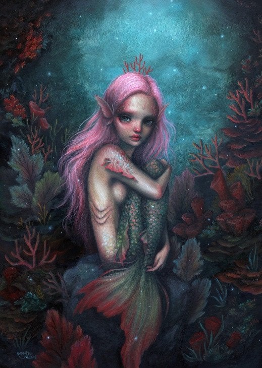 mermaid artwork