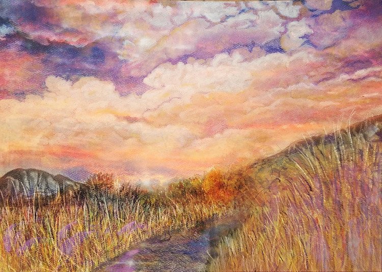 pastel landscape