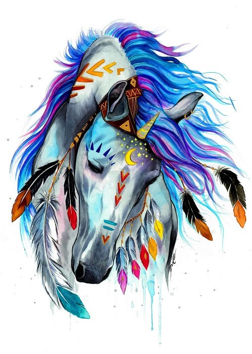 colorful unicorn illustration