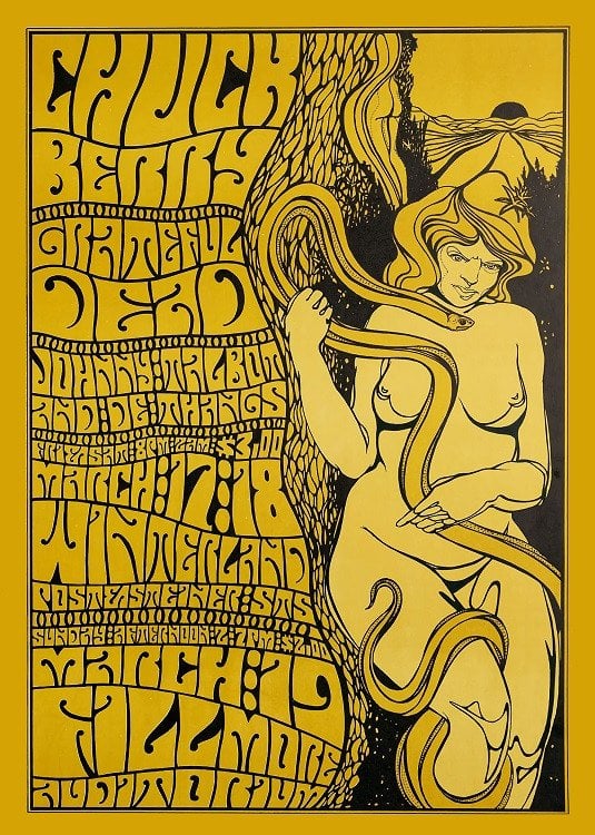 psychedelilc rock poster
