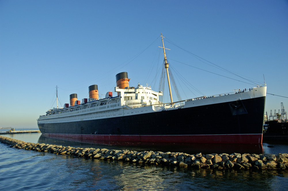 The Queen Mary Hotel in the port