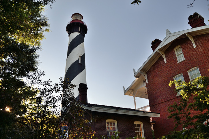 St Augustine's Lighthouse down view