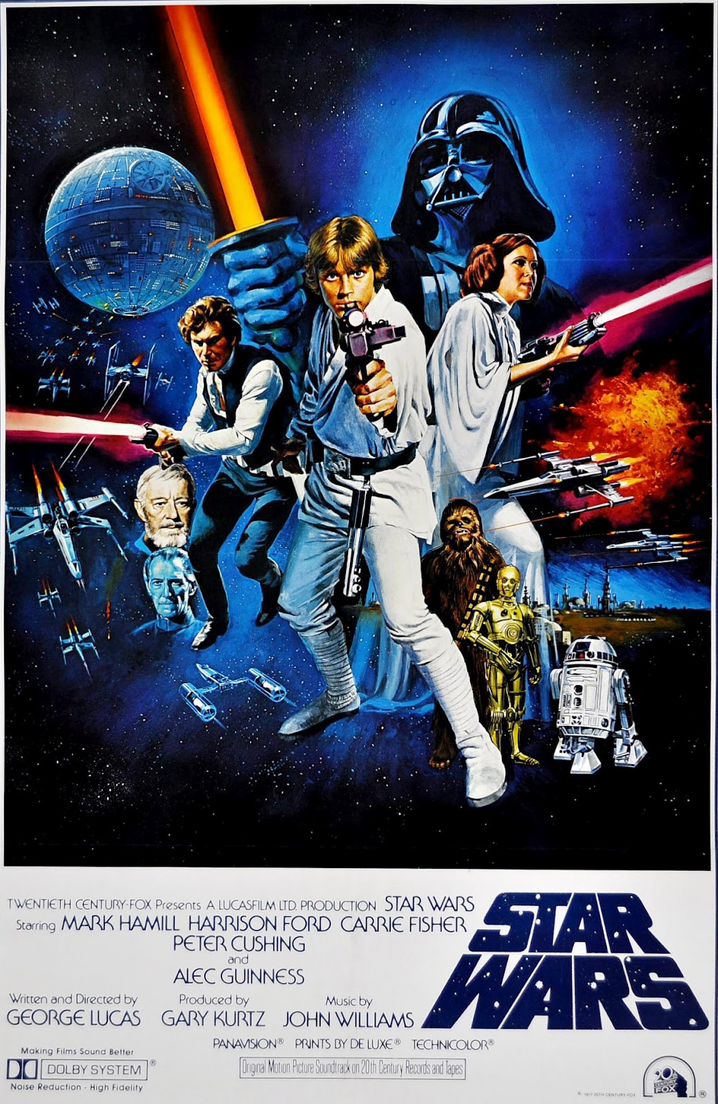 Tom Chantrell star wars poster