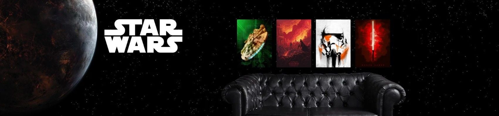 Star Wars Officialy Licensed Prints on Wall