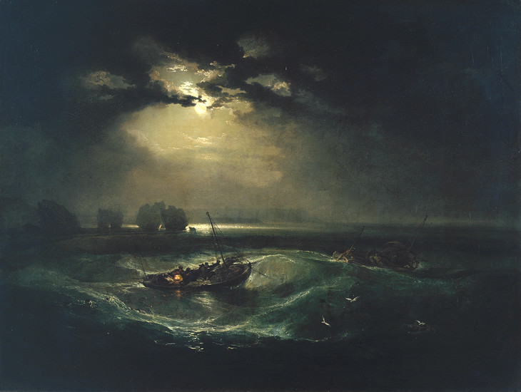 Fishermen at Sea  by William Turner