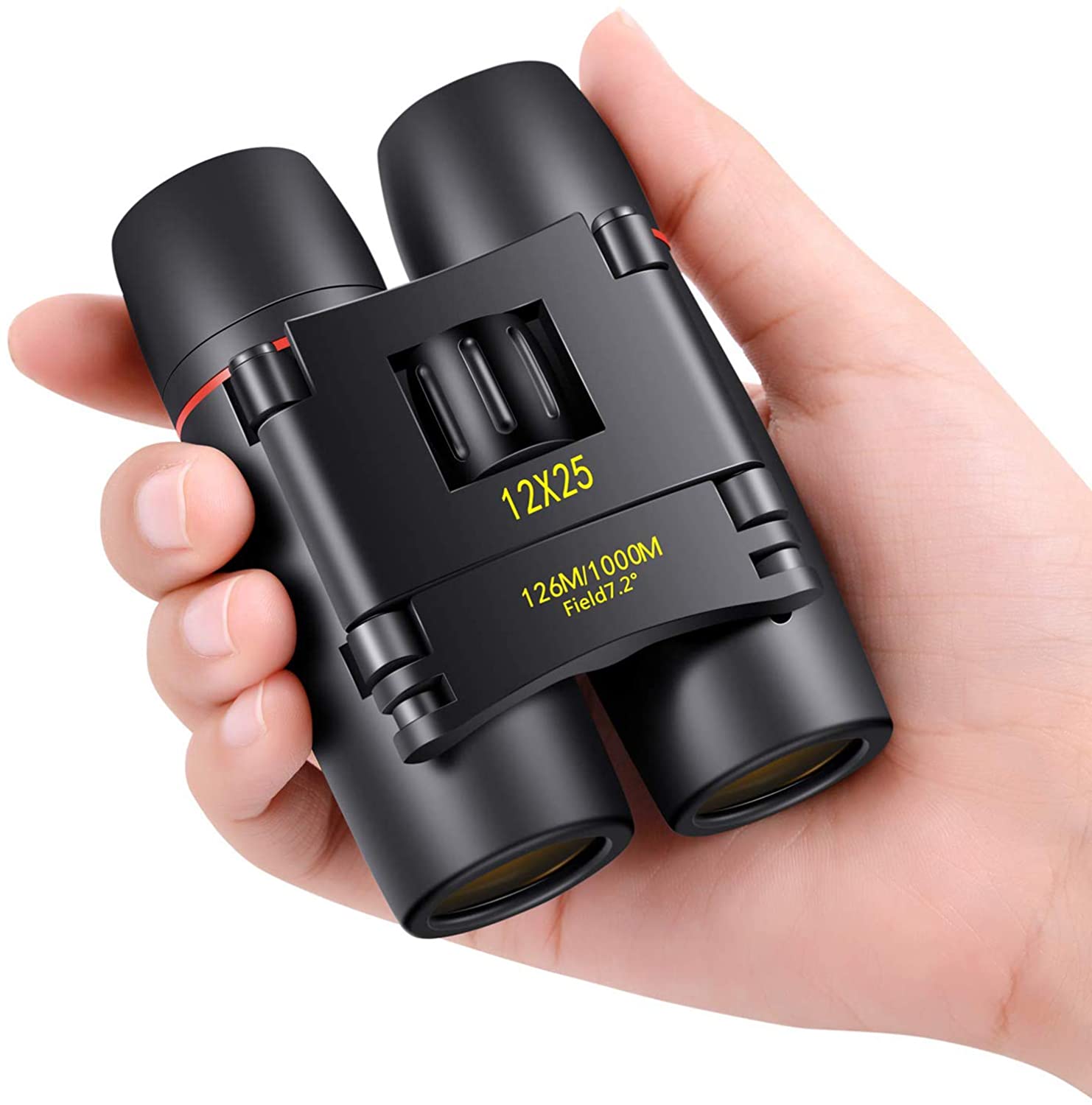 POLDR 12X25 Small Pocket Binoculars