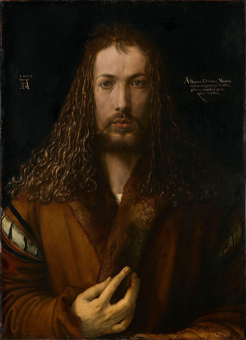 Self-Portrait at the Age of Twenty Eight by Albrecht Dürer