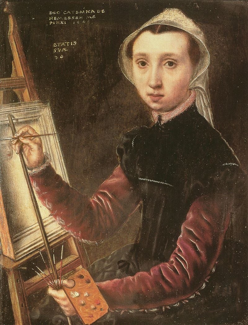 1548 Self-Portrait by Caterina van Hemessen 