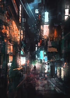 Lightshow Farewells Poster by Daniel Ignacio