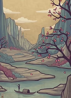 Fisherman Poster by KucingKecil Sofia