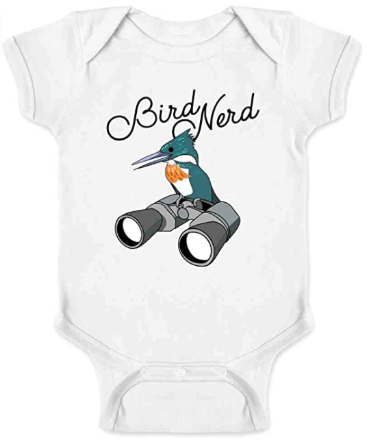 Bird nerd baby bodysuit