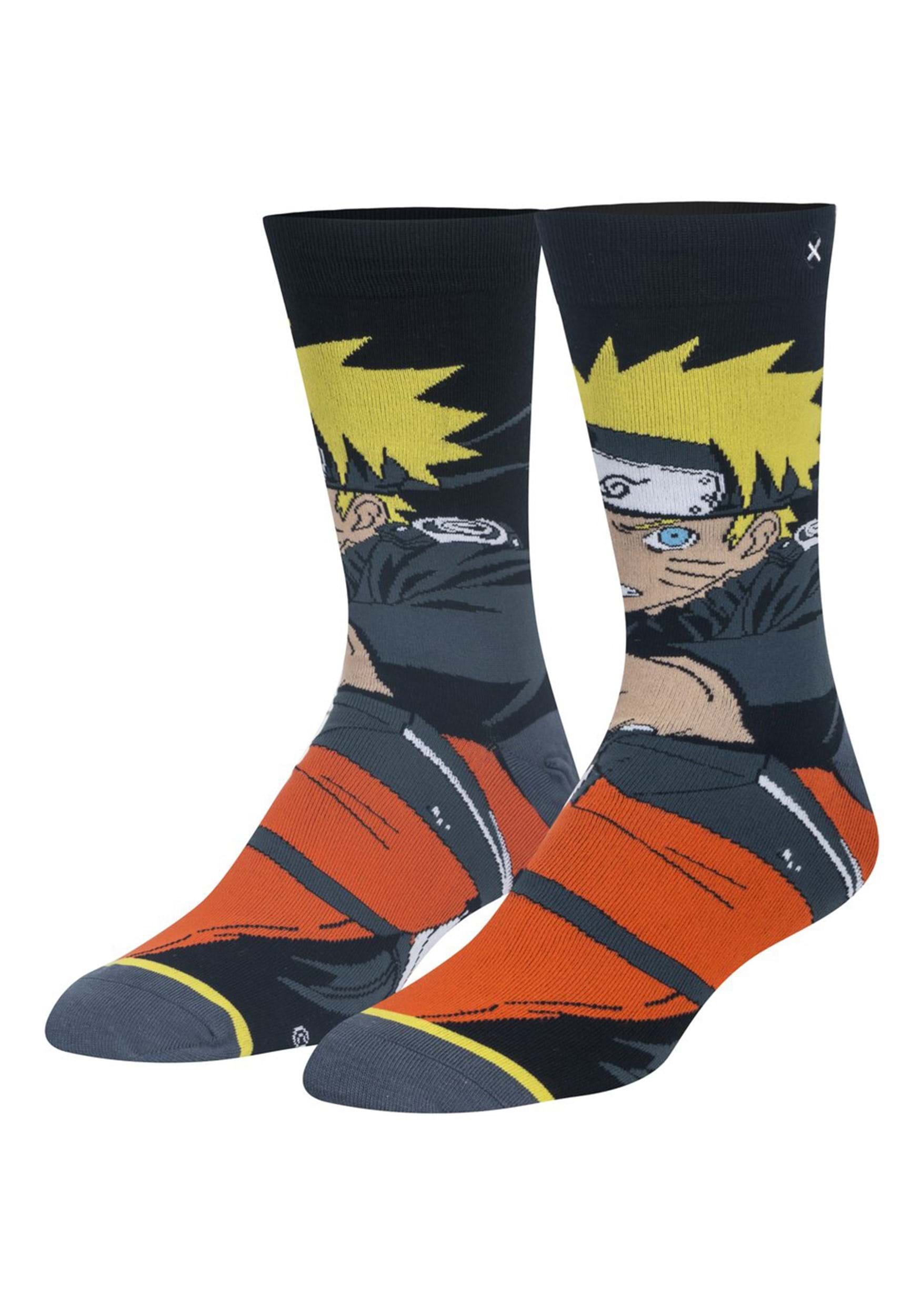 Naruto crew socks for men