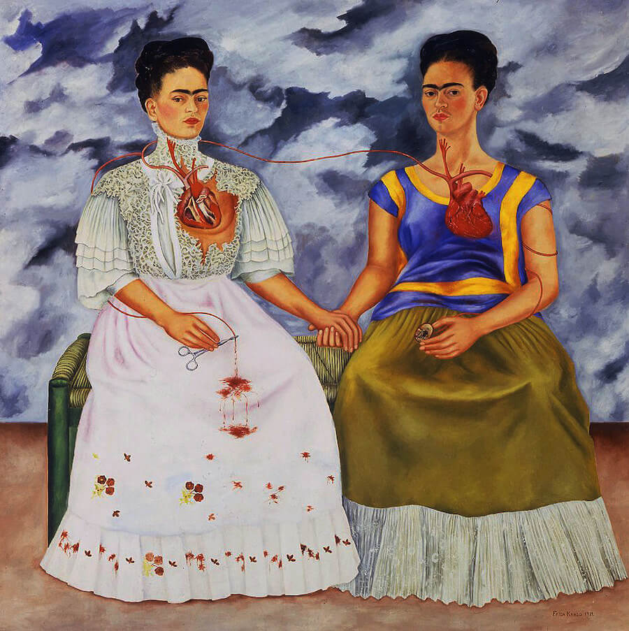 The Two Friedas by Frida Kahlo