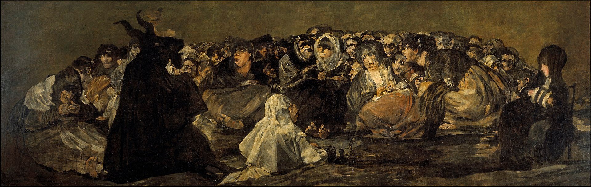 Aquelarre painting by Francisco Goya