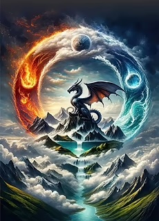 Dragon poster by Nila Wati