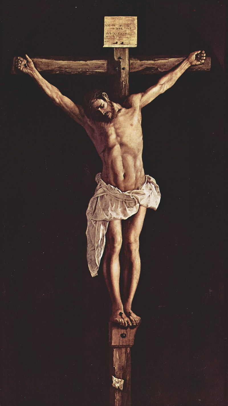 Christ on the Cross painting by Francisco de Zurbarán