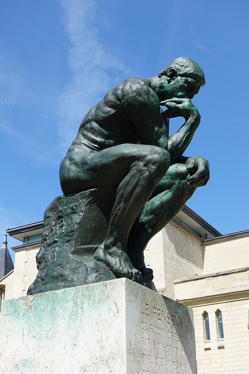 The Thinker by Auguste Rodin