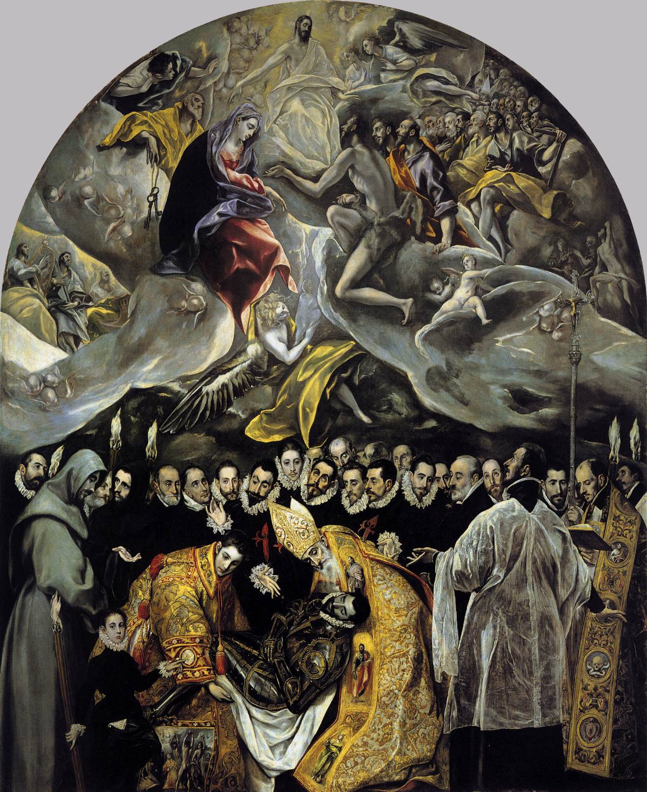 The Burial of the Count of Orgaz painting by El Greco