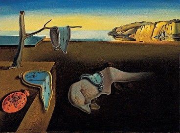 The Persistence of Memory painting by Salvador Dalí 