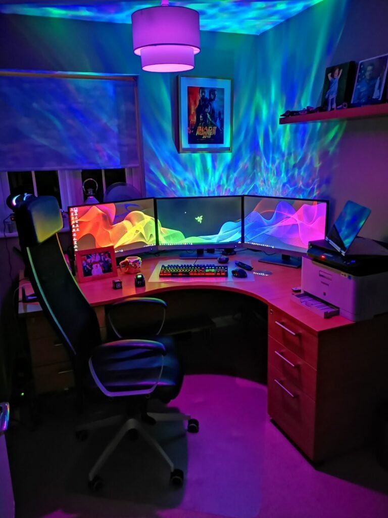 Immersive RGB Gaming Setup