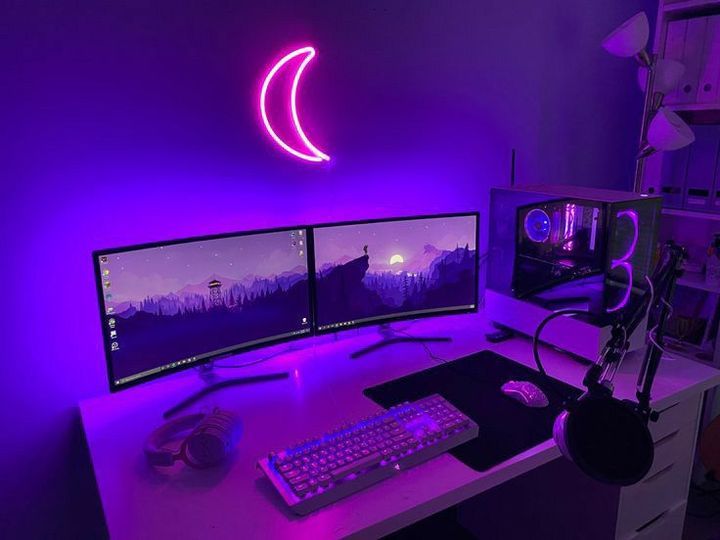 Dreamy Gaming Setup