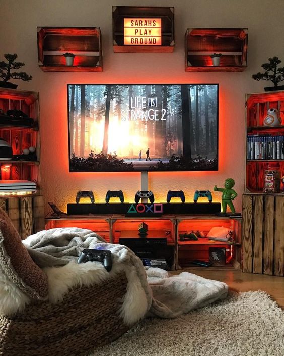47+ Epic Video Game Room Decoration Ideas, You must see to Know, #games # gamer #videogame #decor …